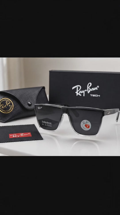 (GS-52) Ray-Ban Tech Premium Polarized Sunglasses Collection – Black Crystal Frame | UV400 Protection