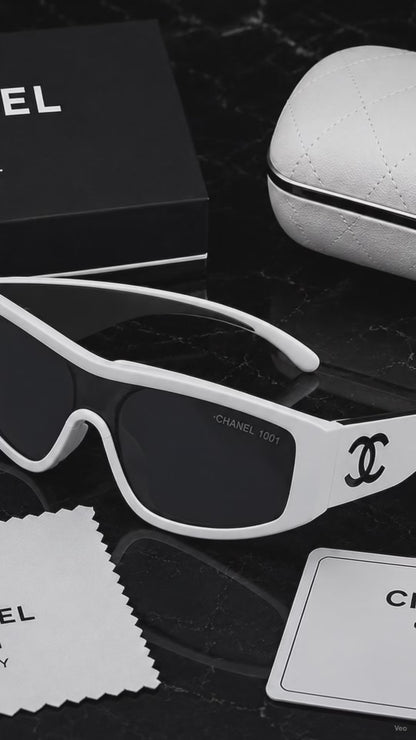 (GS-2) Luxury Oversized Shield Sunglasses – UV400 Protection | Premium Fashion Eyewear
