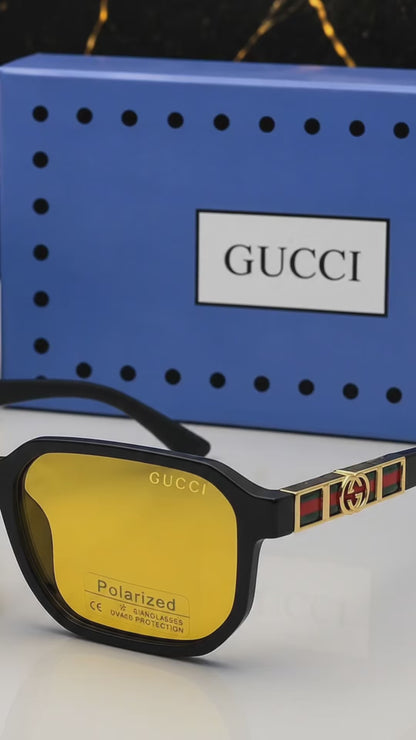 (GS-61) Luxury Square Polarized Sunglasses | UV400 Premium Eyewear