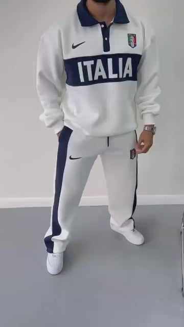 Men’s Italy-Inspired Premium Track Suit – Sporty Casual Wear Set   -  (W-10)
