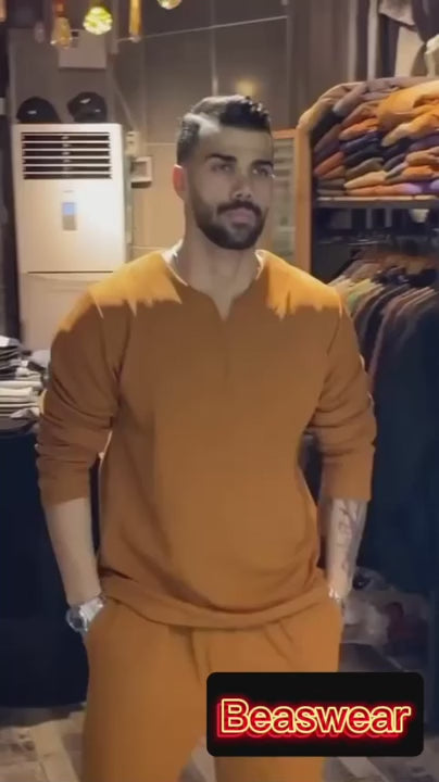 LI-46 NEW WINTER V-NECK TRACKSUIT
